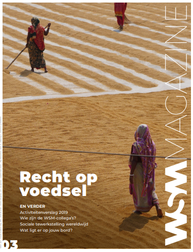 Cover WSM-magazine 3: jaarverslag 2019 en recht op voedsel